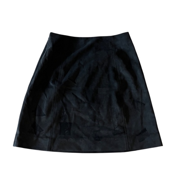 Aritzia Babaton Hopper Faux Suede Mini Skirt - Black - 8 - Picture 3 of 9